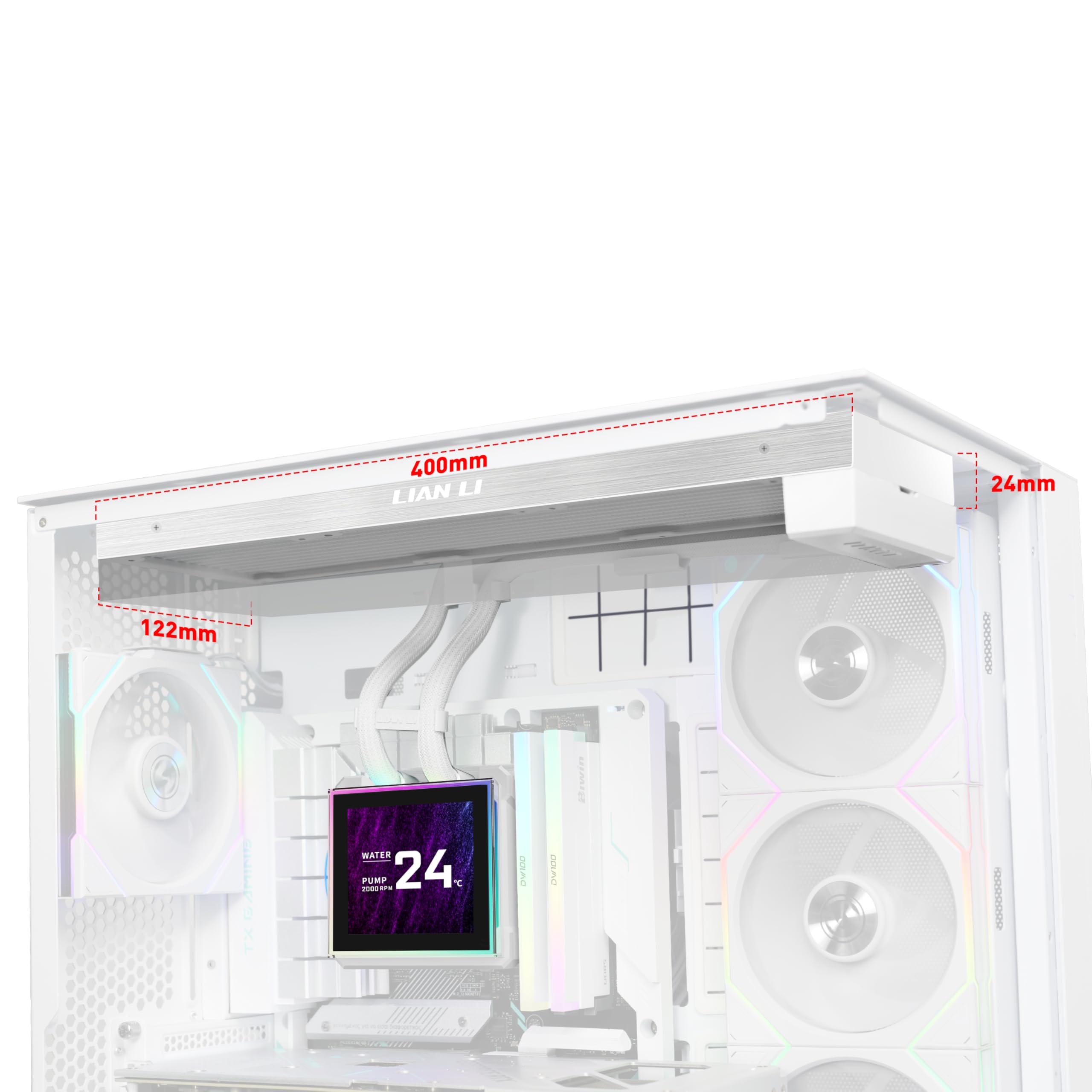 Amazon | LIANLI 水冷システム HydroShift II LCD-S 360 Fanless
